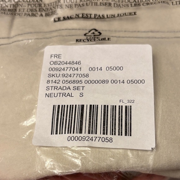 NEW! FREE PEOPLE Strada Set SMALL Barnacle Island Cream Sleeveless Top Shorts - Picture 7 of 16